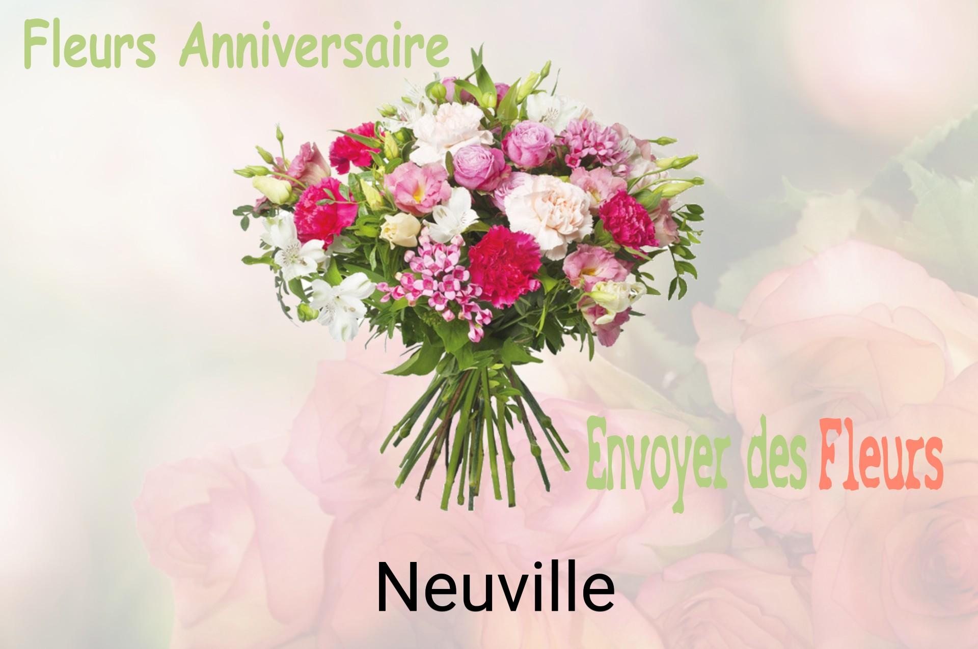 Bouquet de fleurs d’anniversaire livré à Neuville